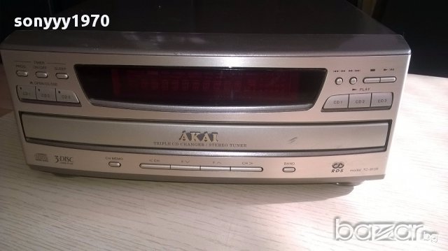 akai-tc-813r-cd 3 disc+tuner-внос швеицария, снимка 6 - Ресийвъри, усилватели, смесителни пултове - 12750500