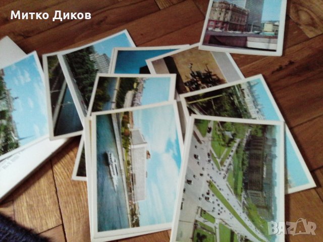 Картички Ленинград-Москва-Петродворец стари комплект, снимка 6 - Колекции - 23021477
