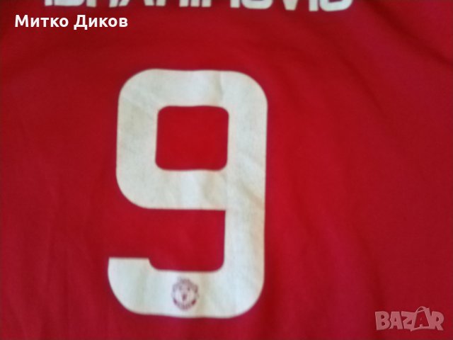 Манчестър Юнайтед 2017-18 тениска Адидас  №9Ибрахимович тениска размер 164см, снимка 11 - Футбол - 25180513