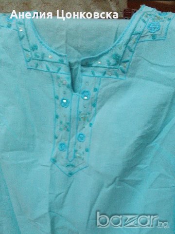 Стилна риза с бродерия , снимка 1