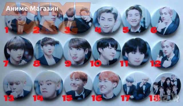 К-POP Значки BTS, снимка 1