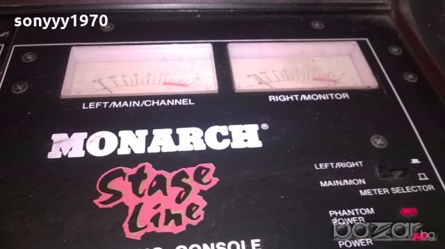 monarch stage line pro mixing console-mmx-802-внос швеицария, снимка 6 - Ресийвъри, усилватели, смесителни пултове - 18915373