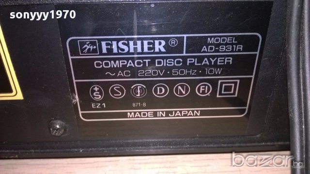 Fisher deck+tuner+amplifier-made in japan-внос швеицария, снимка 10 - Ресийвъри, усилватели, смесителни пултове - 13904461