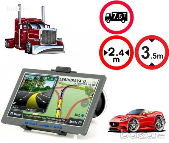 GPS НАВИГАЦИЯ WEST ROAD WR-X256S FM EU 800MHZ 256MB RAM