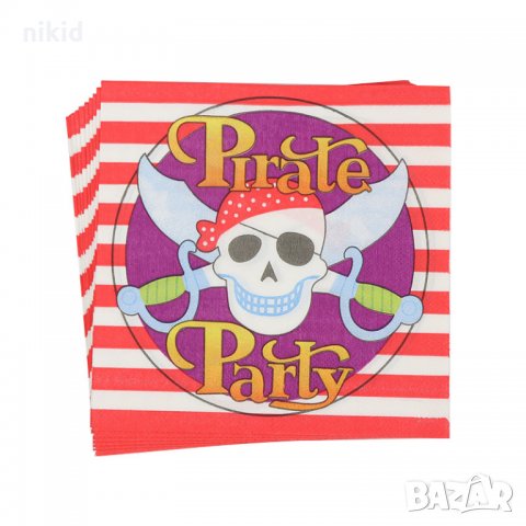 Пирати Пиратско парти 10 парти салфетки рожден ден