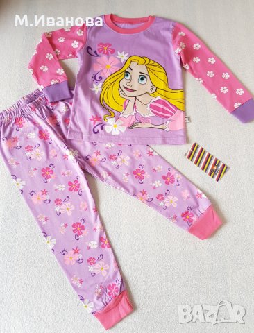 Пижама Рапунцел 2 години, снимка 5 - Бебешки пижами - 24718417