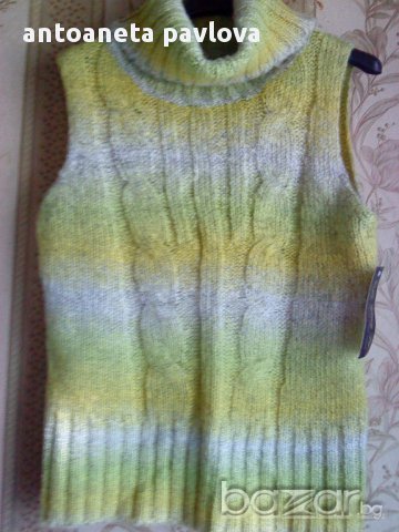 пуловер без ръкав , снимка 1 - Блузи с дълъг ръкав и пуловери - 16638573