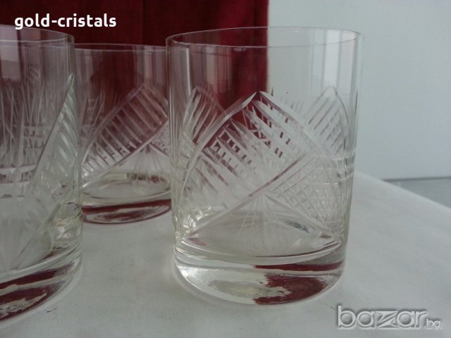  кристални чаши за уиски , снимка 8 - Сервизи - 20129381