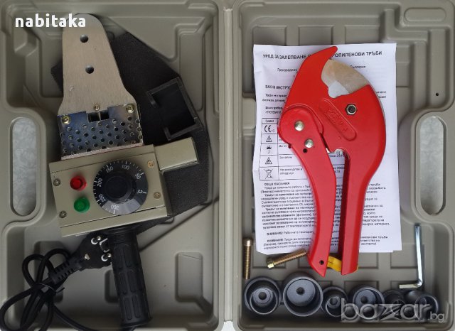  Нова стока. Ножици за Пвц тръби, полипропиленови тръби и поялник, снимка 4 - Поялници и запояване - 9354485