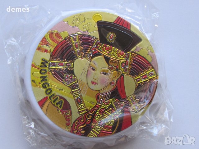  Голям автентичен магнит от Монголия-серия-отварачка, снимка 3 - Колекции - 24492170