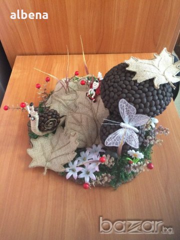 Приказна композиция "Красотата на природата", снимка 3 - Декорация за дома - 18886494