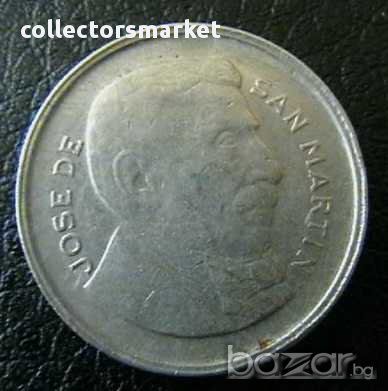 5 центаво 1954, Аржентина, снимка 2 - Нумизматика и бонистика - 15753281