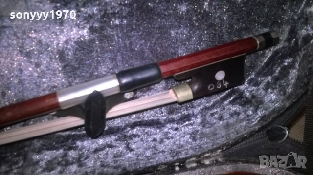 цигулка с лък и куфар-внос франция, снимка 15 - Струнни инструменти - 22458298