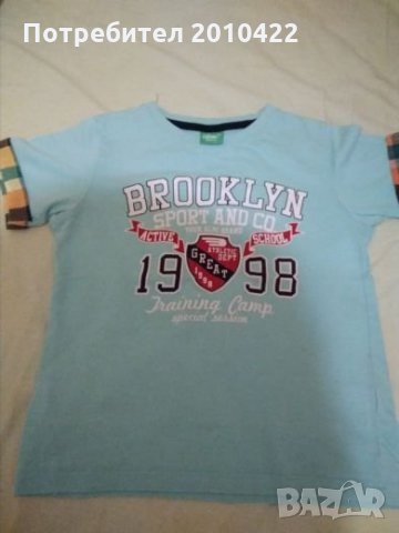 Лот от блузка с къс ръкав и два броя къси  панталонки 5-6 г., снимка 2 - Детски комплекти - 22606311