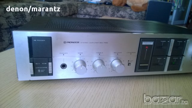 pioneer sa-740-stereo amplifier-made in japan-внос швеицария, снимка 15 - Ресийвъри, усилватели, смесителни пултове - 8259200
