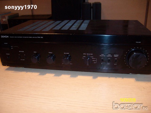 denon pma-280-stereo amplifier-внос швеицария, снимка 9 - Ресийвъри, усилватели, смесителни пултове - 11863422