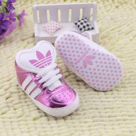 бебешки маратонки буйки обувки адидас adidas baby violetПромоция, снимка 3 - Детски маратонки - 8243429