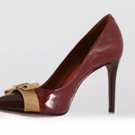 Дамски лачени елегантни обувки, снимка 1 - Дамски обувки на ток - 16205664