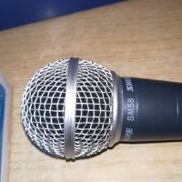 shure beta sm58s микрофон с кабел и кеис и стоика-от швеицария, снимка 14 - Микрофони - 20374213