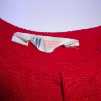 H&M туника червена – 6-8г, 122-128см, снимка 5 - Детски Блузи и туники - 24683526