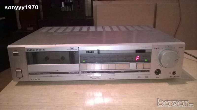 grundig cf7400-deck high fidelity-3motors-внос швеицария, снимка 1
