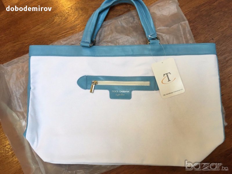 Нова шопинг чанта DOLCE & GABBANA Light Blue Perfume, оригинал, снимка 1