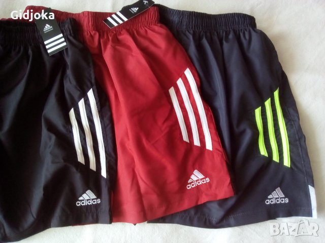 Мъжки къси гащи /бански/- Adidas- черни, червени или графит, снимка 1 - Спортни дрехи, екипи - 7238703