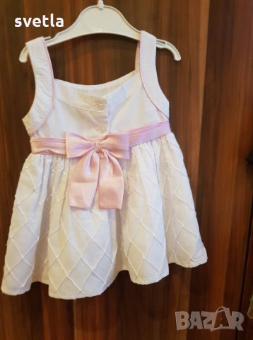 бяла рокля за повод или не,много сладка, снимка 2 - Бебешки рокли - 26123943