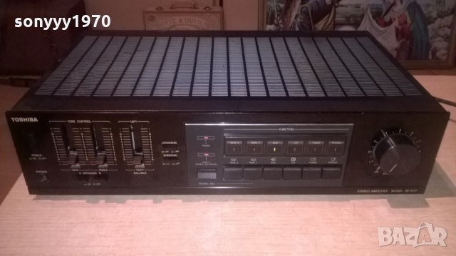 toshiba sb-m37 stereo amplifier-made in japan-внос швеция, снимка 5 - Ресийвъри, усилватели, смесителни пултове - 25392056