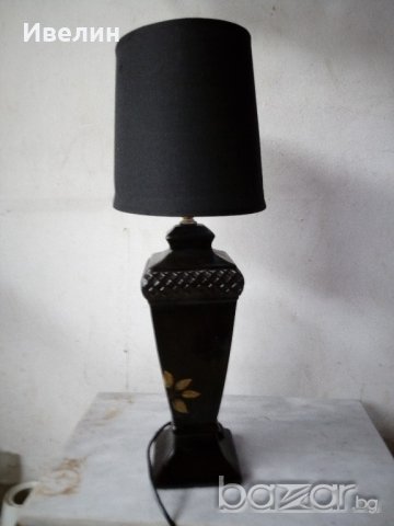 стара нощна лампа от порцелан, снимка 3 - Настолни лампи - 21126671