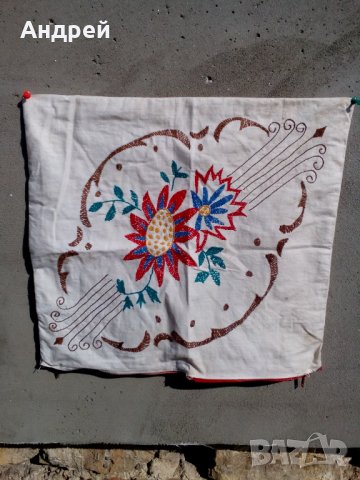 Бродирана калъфка за възглавница #5, снимка 2 - Антикварни и старинни предмети - 24672016