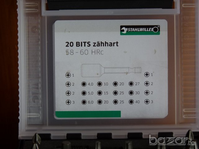 Stahlwille-битове комплект, снимка 2 - Други инструменти - 21049083