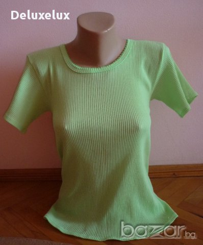 Блузка в зелено, снимка 1 - Тениски - 17002077