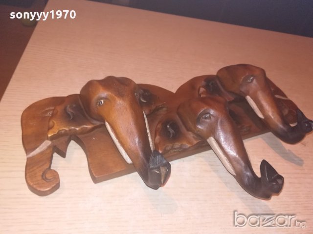 ретро колекция-закачалка от слонове-внос швеицария-42х23х8см, снимка 7 - Антикварни и старинни предмети - 20957742