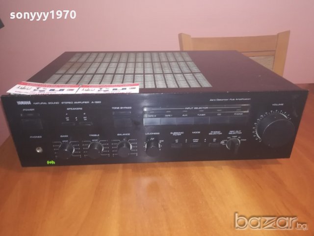 yamaha stereo amplifier-made in japan-внос швеицария, снимка 2 - Ресийвъри, усилватели, смесителни пултове - 20938244