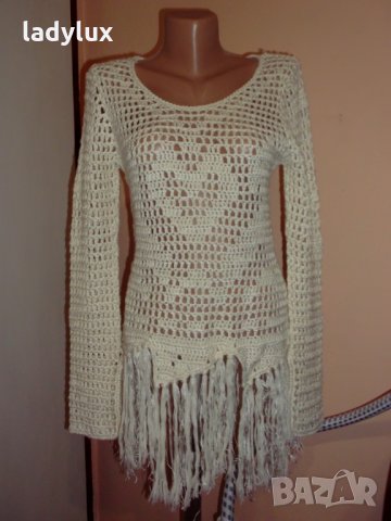 POINT, Ефектна Блуза с ресни, Размер S. Код 341