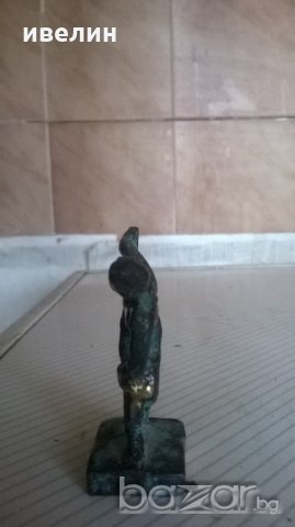 месингова статуетка-дискохвъргач, снимка 2 - Антикварни и старинни предмети - 18643103