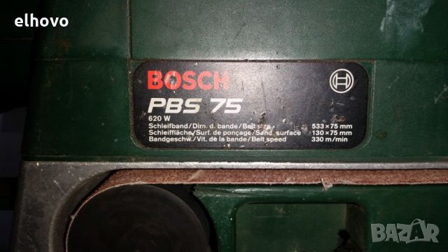 Лентов шлайф BOSCH PBS 75, снимка 5 - Други машини и части - 25642183