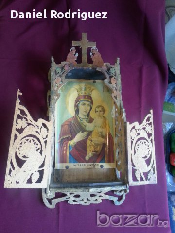 Старинен Руски Иконостас Дърворезба19Век, снимка 2 - Антикварни и старинни предмети - 16357457