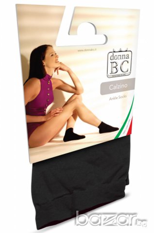 50DEN черни,телесни плътни къси чорапи италиански УНИКА зимни чорапи над глезен Произведени в Италия