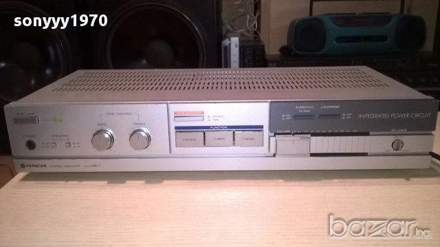 hitachi ha-1 stereo amplifier-made in japan-внос швеицария, снимка 6 - Ресийвъри, усилватели, смесителни пултове - 14225347
