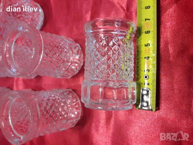 Ретро кристални чашки, снимка 12 - Чаши - 25035711