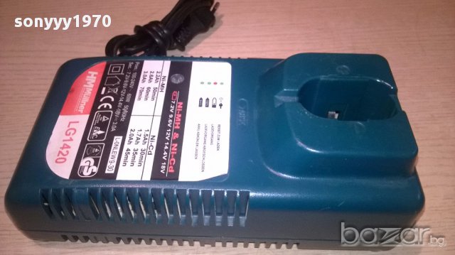 Hm mullner lg1420 charger 7.2/9.6/12/14.4/18v-внос швеицария, снимка 2 - Други инструменти - 16490394