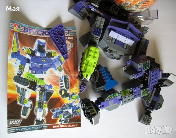 Конструктор - Робот - 194части , снимка 6 - Конструктори - 25453642
