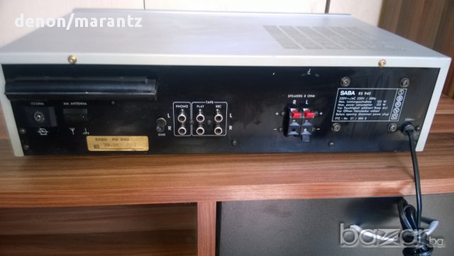 saba rs-940 stereo receiver 122watts-made in germany-внос швеицария, снимка 18 - Ресийвъри, усилватели, смесителни пултове - 8264922