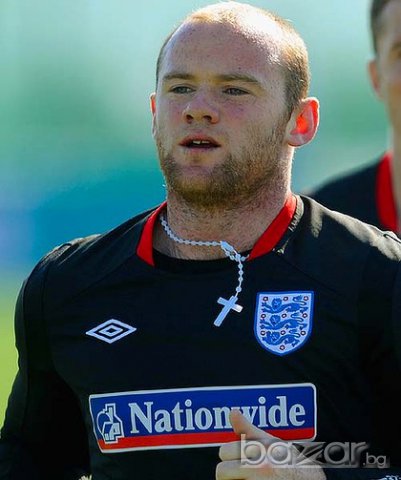 Cristiano Ronaldo Wayne Rooney Rosary Бял Мъжки Гердан Броеница, снимка 13 - Колиета, медальони, синджири - 6470135