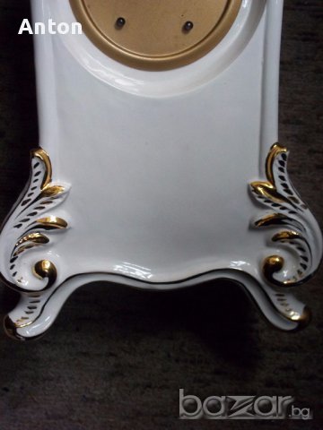 Часовник -  Италиански за камина порцеланов, снимка 6 - Антикварни и старинни предмети - 17682332
