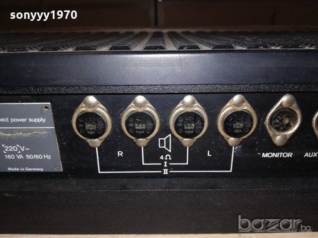 dual stereo amplifier-made in germany-внос швеицария, снимка 14 - Ресийвъри, усилватели, смесителни пултове - 20749333