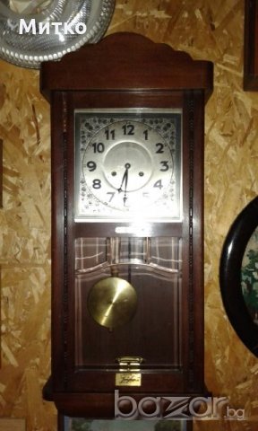 Стар немски стенен часовник, снимка 4 - Антикварни и старинни предмети - 19059055
