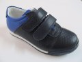 Спортни обувки естествена кожа Понки т.синьо/парламент
